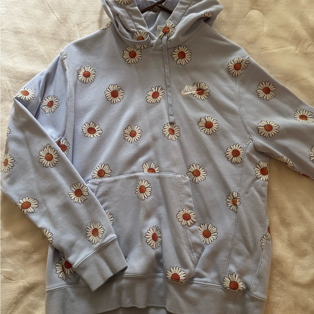 Nike Men's Light Blue Daisy Hoodie